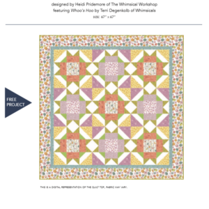 Knock, Knock - Whoos There? Quilt Pattern - Free