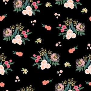 Flower Market C8920-Black Main