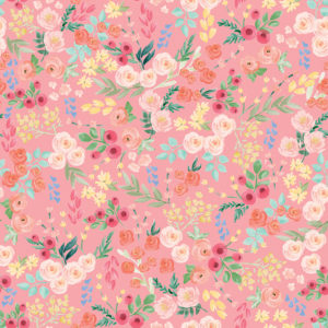 Flower Market C8921-LtCoral Wallpaper