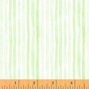 Love Letters 51420-6 Green Watercolor Stripe