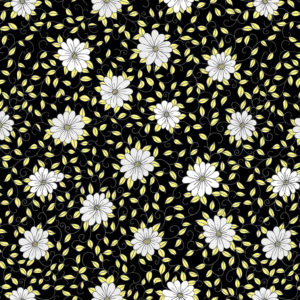 Honey Run C8381-Black Vines