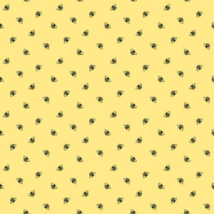 Honey Run C8387-Yellow Tiny Bees