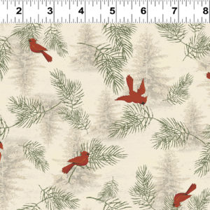 Let Nature Sing Y2984-11 Light Khaki Cardinals