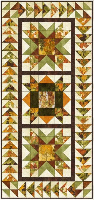 Autumn Blessings Table Runner Pattern - Quilting with Marianne