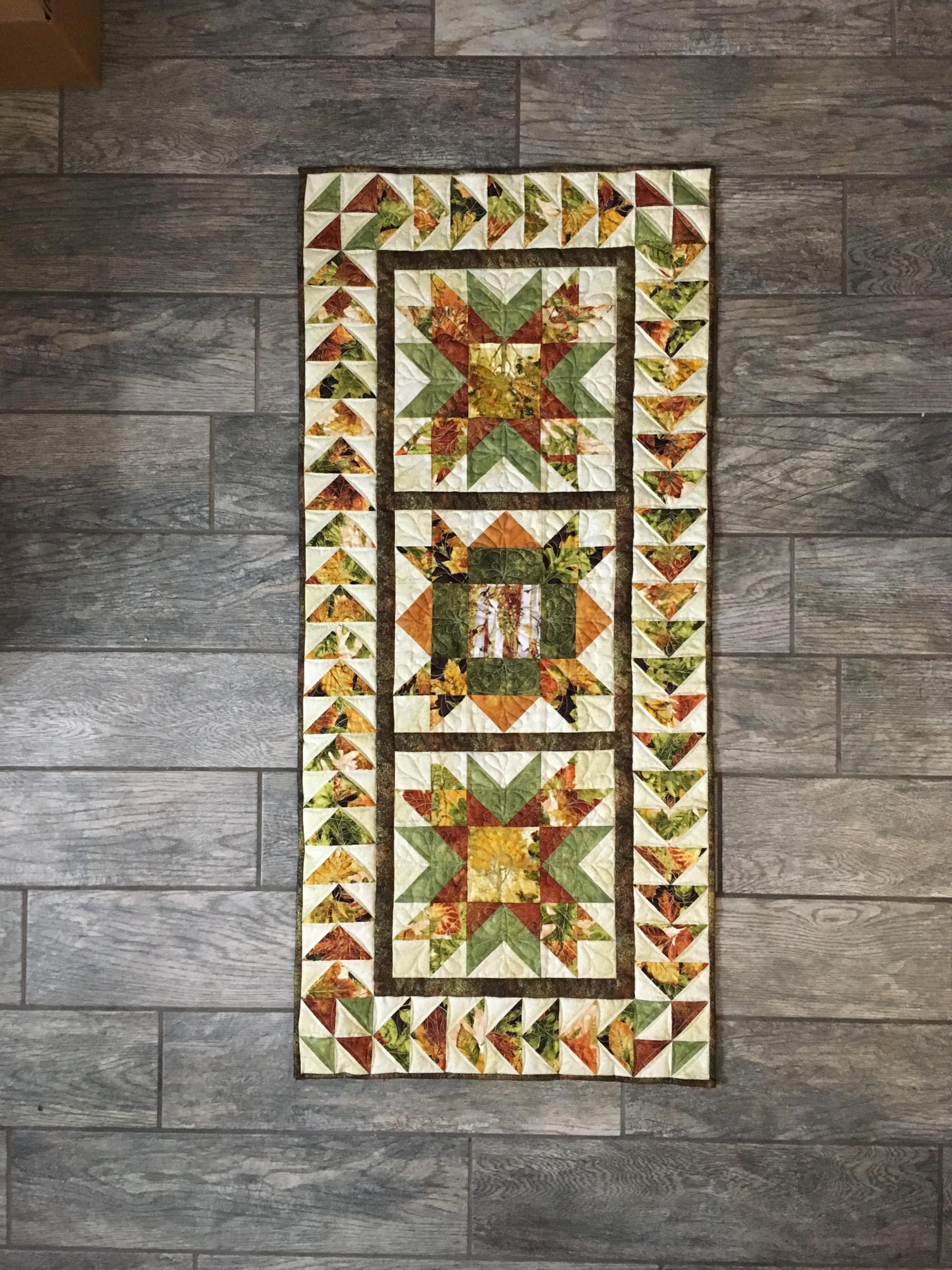 Autumn Blessings Table Runner Pattern - Quilting with Marianne