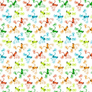 Toadally Cool 9833GLB-09 Hoppy Frogs White