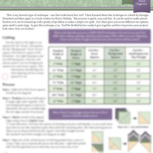 Migrating Geese - Technique Sheet Studio 180 Deisgn