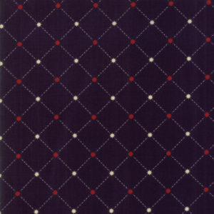 Star and Stripe Gatherings 1265-16 Navy Star Grid