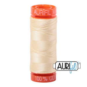 BMK50 2110 - Light Lemon Aurifil Thread 200m