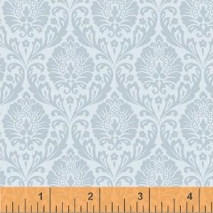 Love From Paris 50592-1 Blue Damask