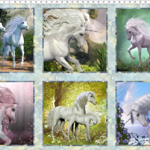 Unicorns Pillow Panel 2UN-1