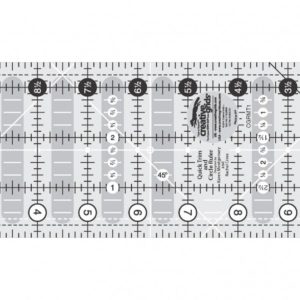 Creative Grids Quick Trim Ruler 3-1/2in X 12-1/2in Rectangle