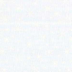 Muslin Mates 9929-11 White Snowflakes