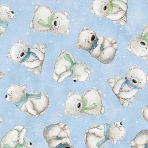 Arctic Nights Bunnies-C1140 Sky Tossed Polar Bears
