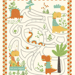 Eat Your Veggies C11119 Maze Panel