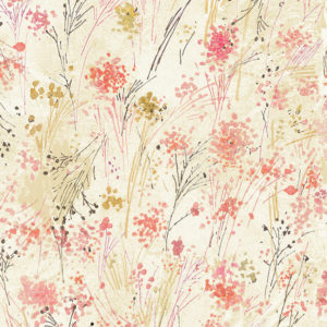 Peony Dance D7192-Cream Fleur Sprigs