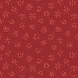 Winterland C10713- Red Snowflakes