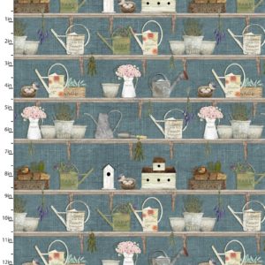 Touch of Spring 18748-Blue Garden Shelves