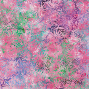 Flutter Batik 80720-27 Plum Berry Floral Burst