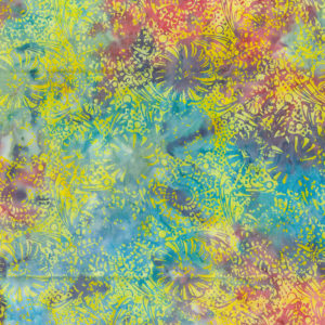 Flutter Batik 80720-64-Dark Teal Floral Burst