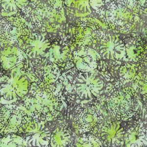 Flutter Batik 80720-72 Citrus Green Floral Burst