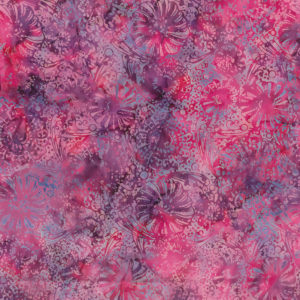 Flutter Batik 80720-84 Violet Floral Burst
