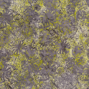 Flutter Batik 80720-93 Blue Gray Floral Burst