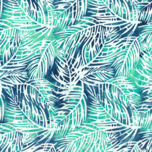 Flutter Batik 80724-60 Faded Denim Ferns