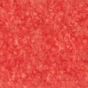 Flutter Batik 80725-22 Pretty in Pink Floral Vine