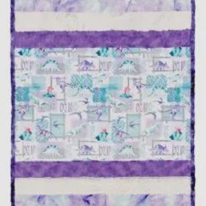 Shannon Cuddle T-Rex Picture Perfect Quilt Kit
