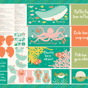 The Sea And Me 20790-11 Book Project Panel