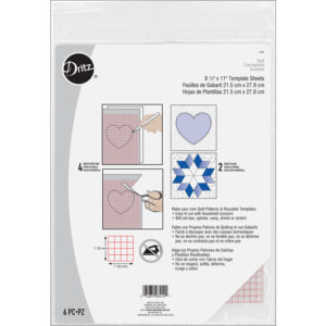 Template Sheet Plastic 6 count