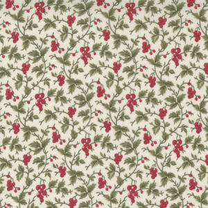 Poinsettia Plaza 44294-11 Cream Bountiful Berries