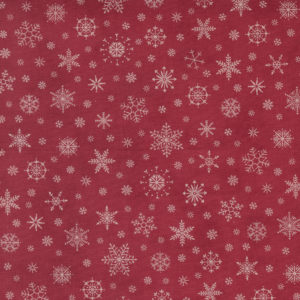 Poinsettia Plaza 44296-22 Crimson Festive Flurries