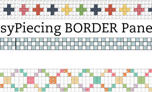 1.5" Easy Piecing Grid Border Panels