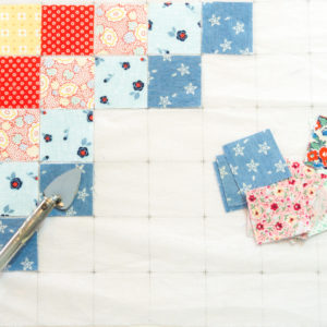 1" Finished Easy Piecing Grid Panel