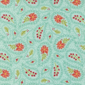 Joyful Joyful 20804-16 Sky Festive Paisley