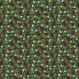 Winter Wonder C12063-Charcoal Floral