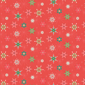 Winter Wonder C12066-Red Snowflakes
