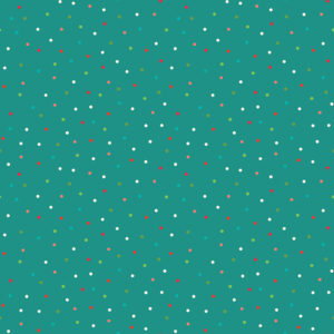 Winter Wonder C12068-Teal Dots