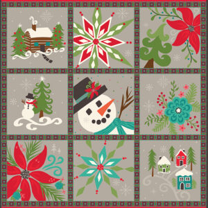 Winter Wonder P12069-Gray Panel