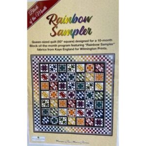 Rainbow Sampler Block of the Month Quilt Kit