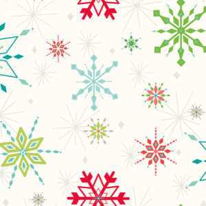Winter Wonder Wide Back Snowflakes WB12070-Cream Snowflakes