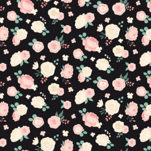 At First Sight C12682-Black Floral