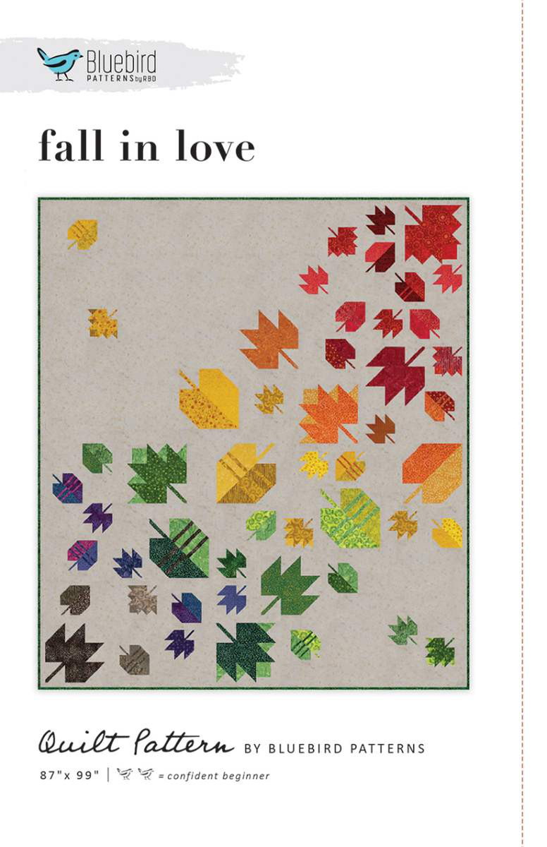 Fall in Love Quilt Pattern - Quilting with Marianne