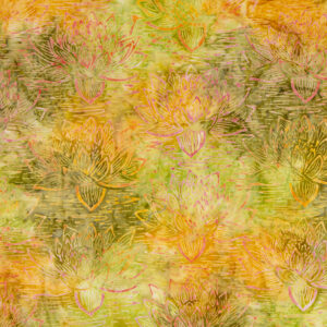 Expressions Batiks Tjaps BTPT1104 Yellow Green Multi