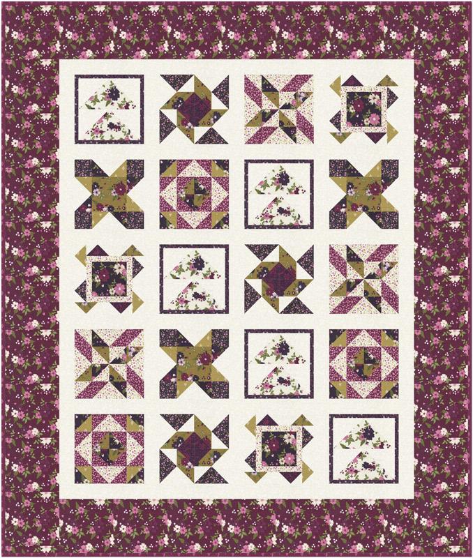Meadow Sampler Boxed Quilt Kit - Quilting with Marianne