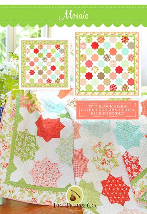 Mosaic Quilt Pattern Quilting with Marianne