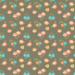 Spring's In Town C14211-Pewter Floral