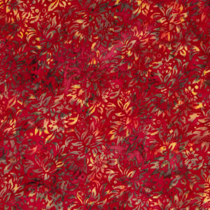 Expressions Batiks Tjaps BTCB1018-Red Gold Multi